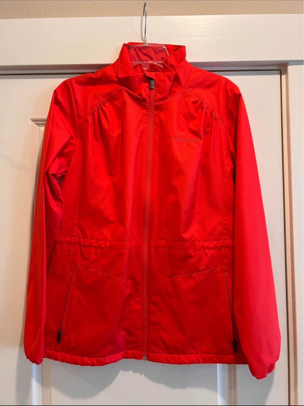 Columbia Bright Red Lightweight Utility Jacket